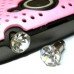 Silver/White Crystal And Diamond Mobile Jack Dust Cap Cover( available in four colours)